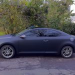 Matte Black Scion tC Side