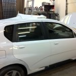 Chevy Aveo Glossy White Wrap