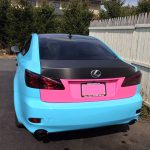 Gloss Sky Blue Lexus Rear