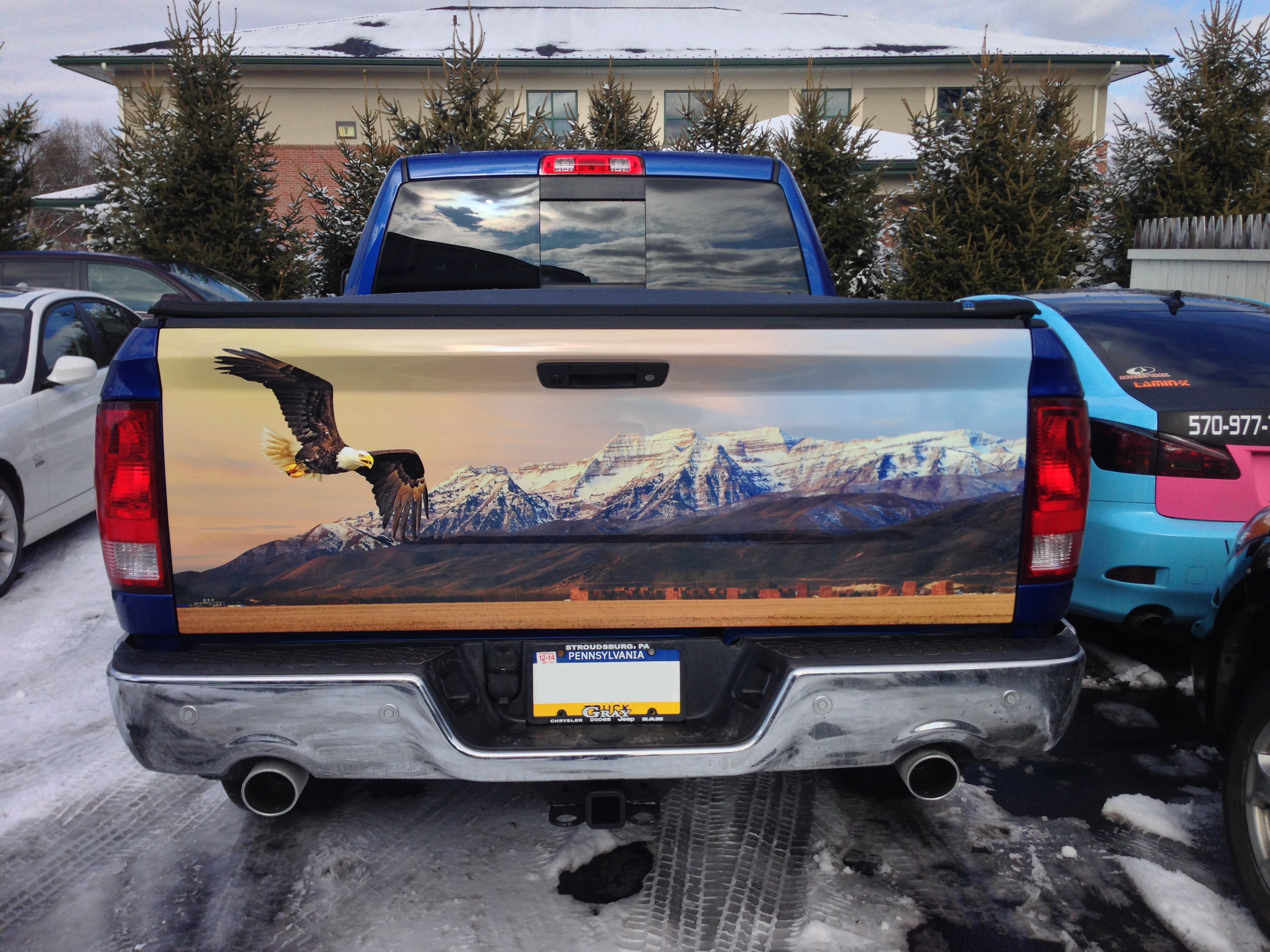 Dodge Ram Tailgate Wrap Chotime Vehicle Wraps